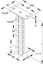 Niedax Ophangbeugel HU 6040/600 NIEUW