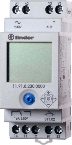 Finder schemerschakelaar 150Lux 16A+1Aux 230V 11.91.8.230.0000 NIEUW