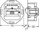 Busch-Jaeger Inserto de toma de corriente UAE 1x8 polos...