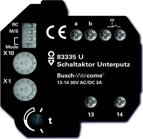 Busch-Jaeger Schakelaar actuator inbouw f. Deur com. bus 83335 U NIEUW