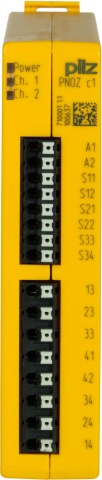 Rozdzielnica z wylacznikiem awaryjnym Pilz PNOZc1 24VDC3n/o1n/c NOWOSC