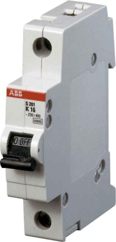 ABB Stotz S&J Circuit Breaker K,6kA,16A,1P S201-K16 NEW