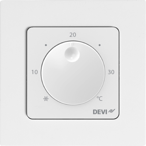 Termostato de ambiente Devi con dial DEVIwet #088U2000 NUEVO