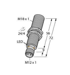 Sensor inductivo Turck BI8-M18E-VP6X-H1141 NUEVO