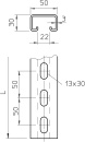 OBO Bettermann Vertr Rail de montage MS5030P2000FT NOUVEAU