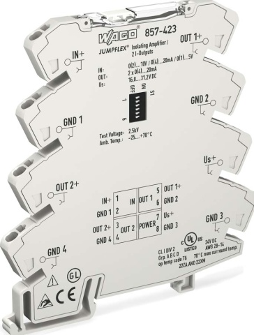 WAGO GmbH & Co. KG Amplificatore di isolamento 857-423 NUOVO