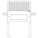 ABN basismaat 0 2-paneel hoogte 900mm SX005 NIEUW