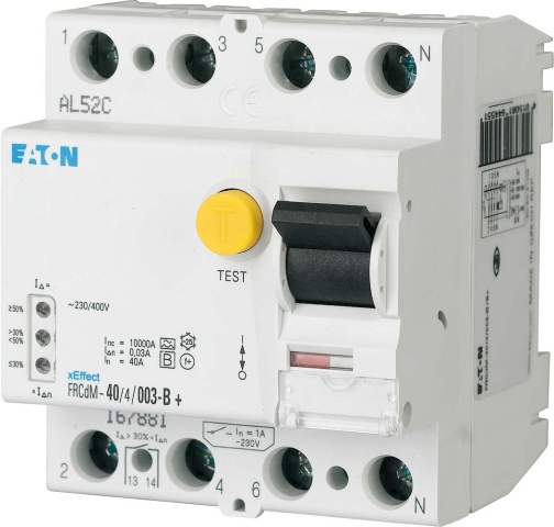 Eaton (Moeller) RCD 40A 4p 30mA FRCDM-40/4/003-G/B+ NUOVO