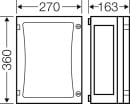 Hensel carcasa vacía EB-Mass216x306x136mm FP 0210...