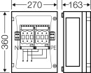 Hensel lastscheidingsbehuizing 2xNH 00C,3p 125A FP 4212...