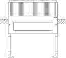 ABN basismaat 1 3-paneels hoogte 900mm SX006 NIEUW