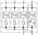 DEHN Descargador de sobretensiones tipo 2 DEHNguard M H...
