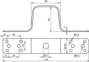 DEHN Überbrückungslasche L170mm Al m.Bohr....