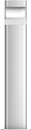 Theben LED bollard light (long) 8.5 W, aluminium theLeda...