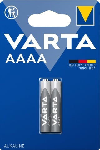 Varta Cons.Varta Batteria Elettronica AAAA 1,5V/640mAh/AL-Mn 4061 Bli.2 NUOVO