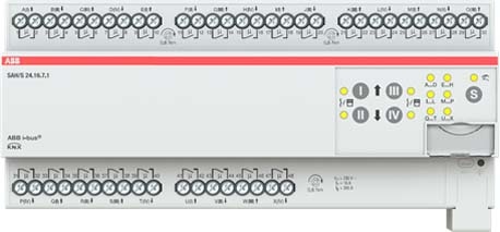 ABB Stotz S&J Interruttore/attuatore per serranda 24gang 16A, REG SAH/S24.16.7.1 NUOVO