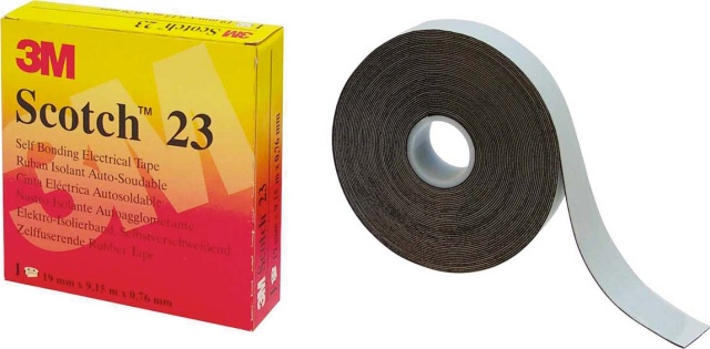 3M Duitsland isolatietape rubber 19mmx9,15m, zelfv. Scotch 23 19x9,15 NIEUW