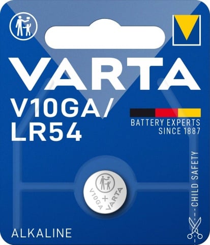 Varta Cons.Varta Batteria Elettronica 1.5V/70mAh/Al-Mn V 10 GA Bli.1 NUOVO