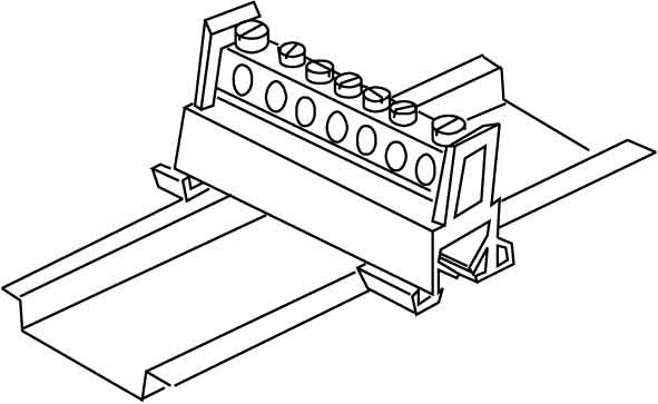 Kleinhuis PE conductor terminal 651S/12 NEW