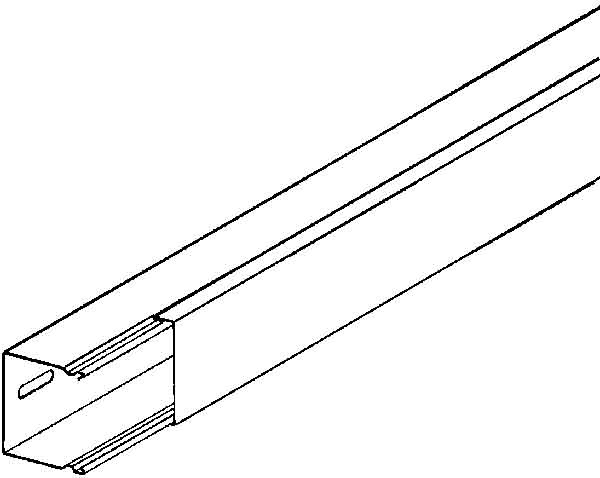 Niedax LFK trunking bottom part + cover LLK 16.030 W NEW