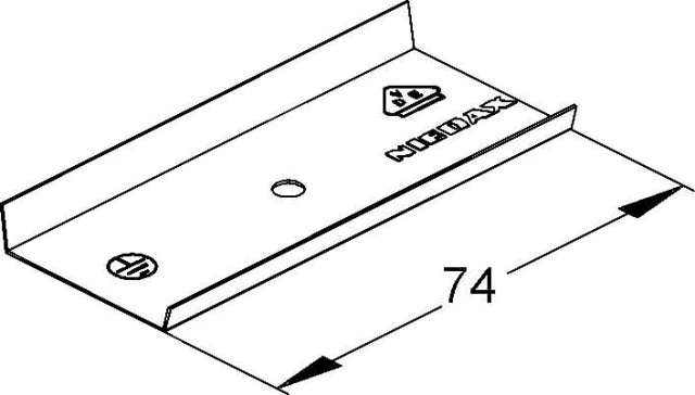 Niedax stootlasverbinder LST 16.030 NIEUW