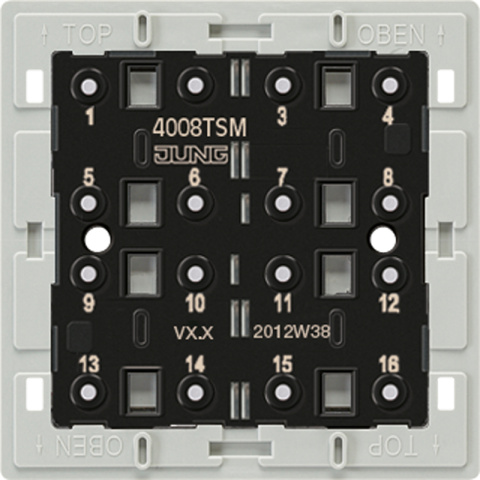 Modulo pulsante Jung per 8 pieghe universali 4008 TSM NUOVO