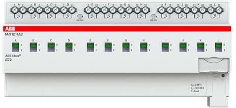 ABB Stotz S&J Attuatore per interruttori da 12 poli, 16A, carico C SA/S12.16.5.2 NUOVO