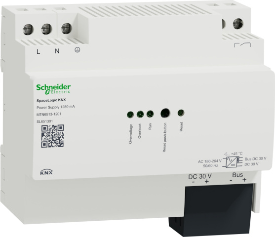 Alimentatore Schneider Electric SpaceLogicKNX, 1280mA MTN6513-1201 NUOVO