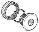 Schneider Electric blanking plug bw D=22 PA ZB2SZ3 NEW