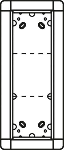 Ritto Portier UP-Rahmen ws 3x, 141x334mm 1881370 NOUVEAU
