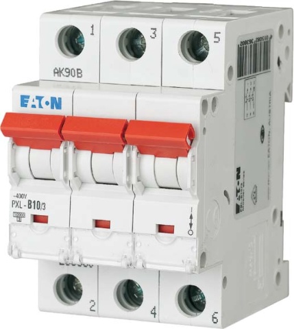 Eaton (Installation) LS-Schalter m.Beschrift. B 10A, 3p PXL-B10/3 NEU