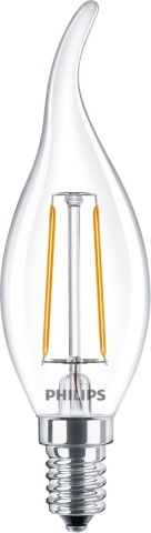 Signify Lampen LED lámpara de vela E14 vidrio transparente CorePro LED#37759200 NUEVO