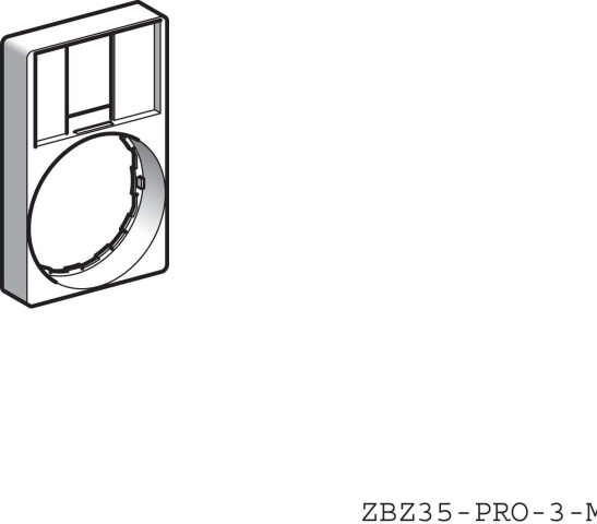 Schneider Electric Schildträger 30x50 vorstehend ZBZ35 NEU