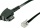 Wentronic TAE-F cable de conexión 3m,sw,St/St 50236 NUEVO