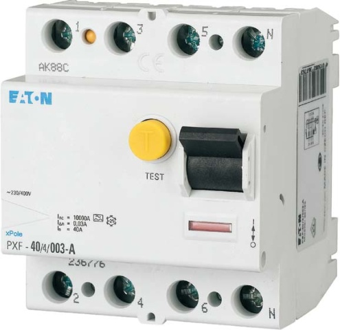 Eaton (installazione) RCD 63A 4p, 300mA PXF-63/4/03-A NUOVO