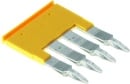 Conector transversal Weidmüller 2,8mm 4pin ZQV 4/4...