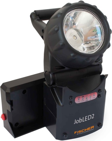 Projecteur portatif à LED Fischer avec fonction déclairage de secours JobLED2 NOUVEAU