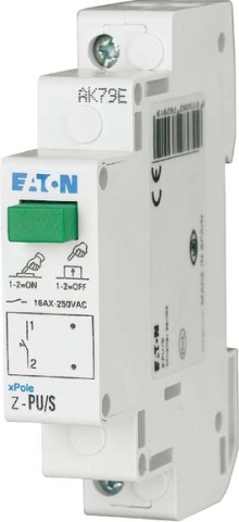 Eaton (Installation) Pushbutton 16A/1 S Z-PU/S NEW