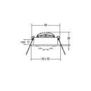 Brumberg Leuchten LED ceiling spot alu-mt 7W 2700K 710lm 350mA 12262253 NEW