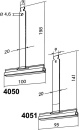 Molla di fissaggio Rademacher 190 mm da SW50 4050 NUOVO