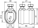 DEHN Tuleja rozdzielajaca dla Rd 7-10/16mm ZG TM71016ZG...