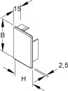 Kleinhuis terminale rws 40x40 RAL9010 E4040.3 NUOVO