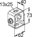 Soporte de techo Niedax DBG 12 NUEVO