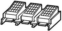 Eaton (Moeller) Protezione delle dita IP2X f. BG2 3p. NZM2-XIPK NUOVO