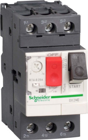 Schneider Electric interruptor de protección del motor 6.30-10.00A GV2ME14 NUEVO