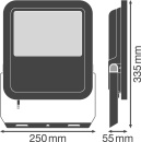 LEDVANCE Projecteur à LED 3000K FLPFM80W/3000KSYM100 NOUVEAU