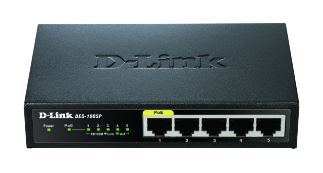 DLink Deutschland 5-Port Layer2 Switch DES-1005P/E NEU