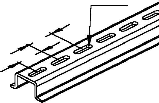 Rail porteur Niedax 2936/2 GL NOUVEAU