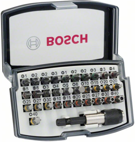 Bosch Power Tools Jeu dembouts de vissage 32 pièces 2607017319 NOUVEAU