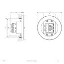 EVN Lichttechnik LED recessed wall luminaire 230V 3000K IP44 ws LR01802W NEW